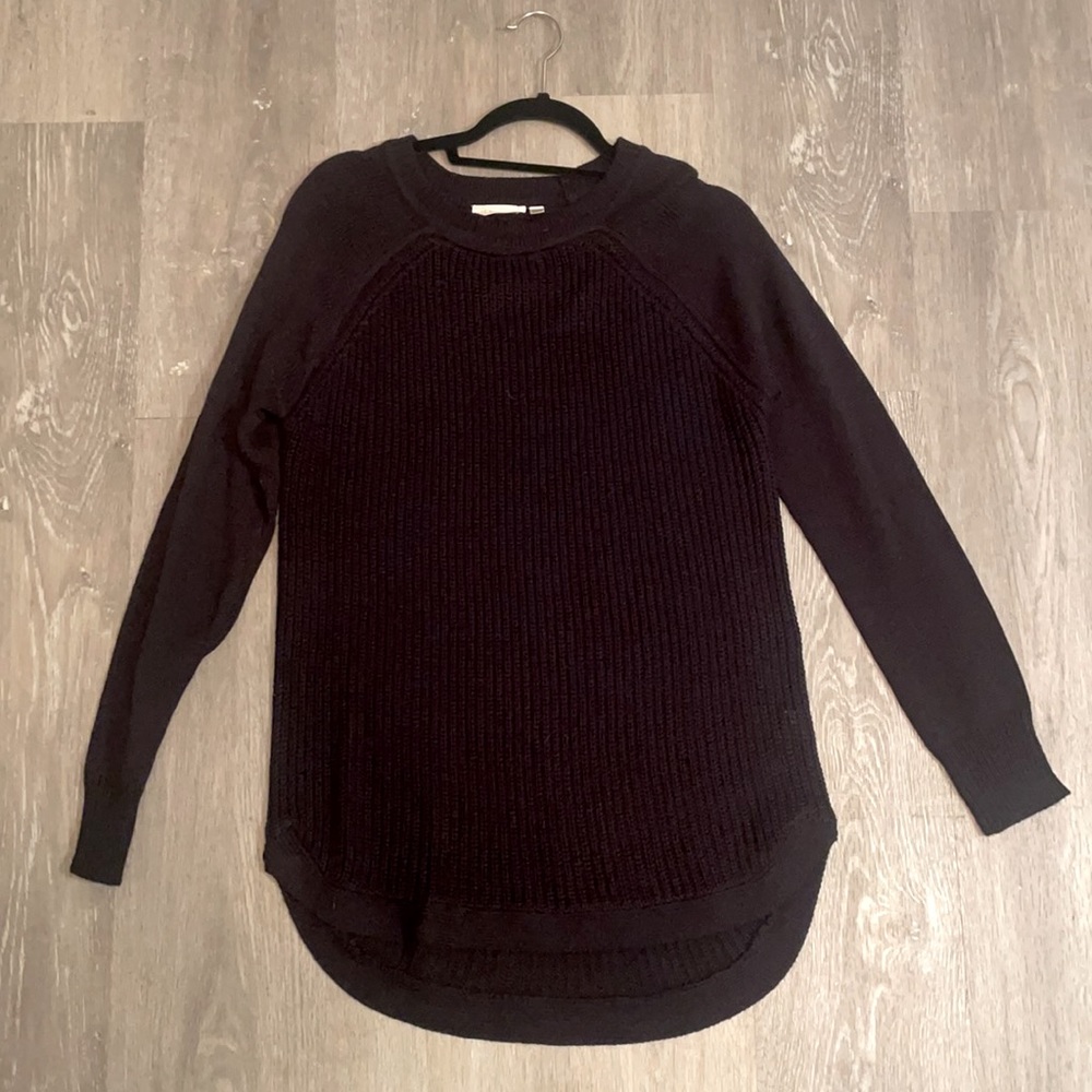 RD style black knitted sweater